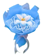 Blue Pipecleaner Flower Bouquet